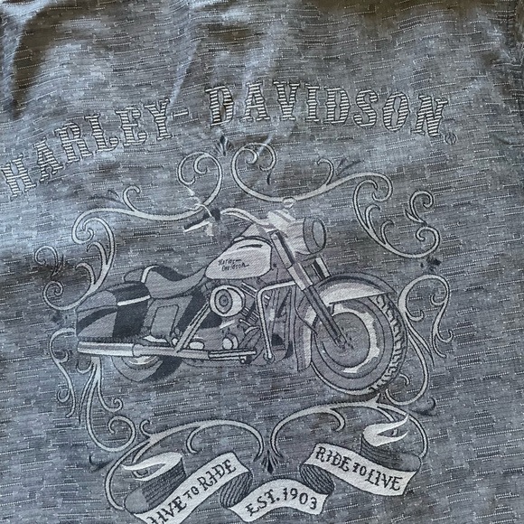 Harley Davidson Button Down Short Sleeve Shirt - Picture 8 of 14